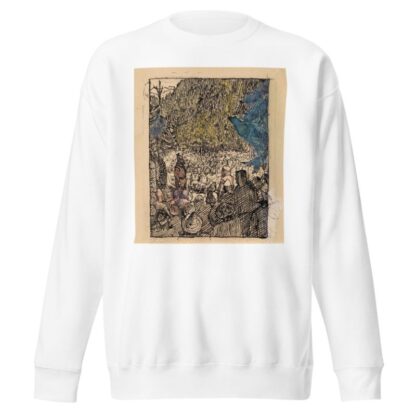 Preparation for illustration in Snorre Sturlason, Kongesagaer by Christian Krohg Sweatshirt
