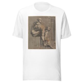 Ancestor of Christ from Abiah Lunette by Adamo Scultori T-Shirt