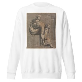 Ancestor of Christ from Abiah Lunette by Adamo Scultori Sweatshirt