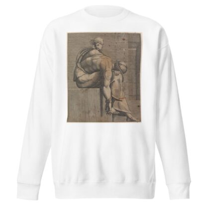 Ancestor of Christ from Abiah Lunette by Adamo Scultori Sweatshirt
