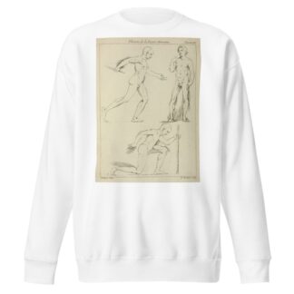 Three male figures, one striding and one kneeling by Peter Paul Rubens Sweatshirt