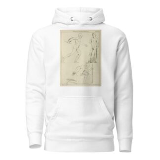 Three male figures, one striding and one kneeling by Peter Paul Rubens Hoodie