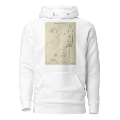 Three male figures, one striding and one kneeling by Peter Paul Rubens Hoodie