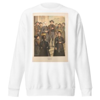 Deutsche Volkstrachten Pl.79 by Albert Kretschmer Sweatshirt