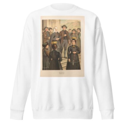 Deutsche Volkstrachten Pl.79 by Albert Kretschmer Sweatshirt