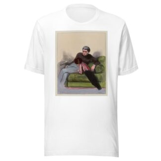 Cette madame de Lieusaint est-elle bête puisque je suis Charles Dubourg et que tu es mon papa, tu ne pourrais pas t’a by Paul Gavarni T-Shirt