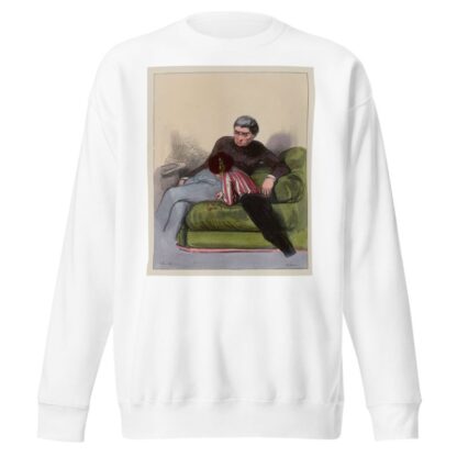 Cette madame de Lieusaint est-elle bête puisque je suis Charles Dubourg et que tu es mon papa, tu ne pourrais pas t’a by Paul Gavarni Sweatshirt