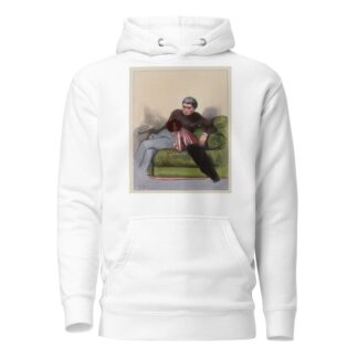 Cette madame de Lieusaint est-elle bête puisque je suis Charles Dubourg et que tu es mon papa, tu ne pourrais pas t’a by Paul Gavarni Hoodie