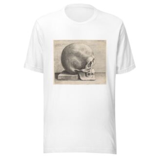 Skull in profile to right by Wenceslaus Hollar T-Shirt