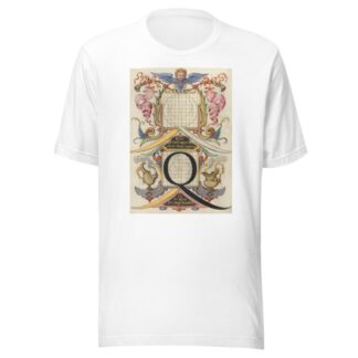 Guide for Constructing the Letter Q by Joris Hoefnagel T-Shirt
