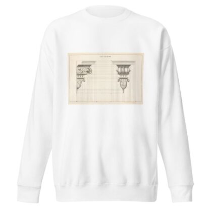 Of horizontal perspective by Andrea Pozzo Sweatshirt