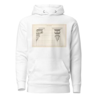 Of horizontal perspective by Andrea Pozzo Hoodie