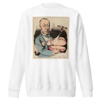 L’œuf de Pâques by André Gill Sweatshirt
