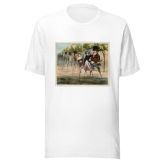 Les Parisiens ayant trouvé moyen de circuler en temps de pluie by Honoré Daumier T-Shirt