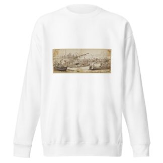First of August, rowing for coat and breeches by Thomas Rowlandson Sweatshirt