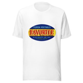 Favorite Brand Florida Vegetables Label by Anonymous T-Shirt