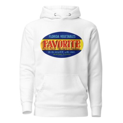 Favorite Brand Florida Vegetables Label by Anonymous Hoodie