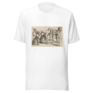 Six Hounds by Wenceslaus Hollar T-Shirt