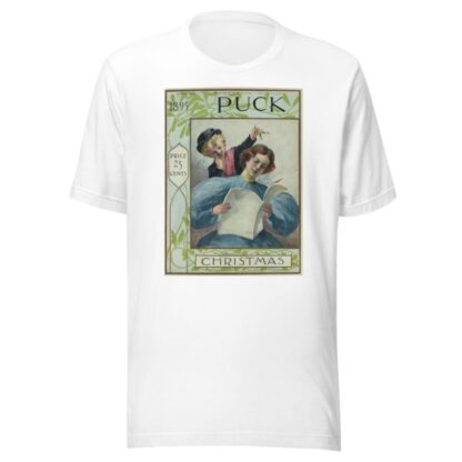 1895 Puck Christmas by Charles Jay Taylor T-Shirt