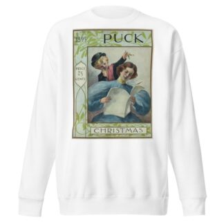 1895 Puck Christmas by Charles Jay Taylor Sweatshirt