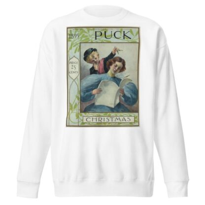 1895 Puck Christmas by Charles Jay Taylor Sweatshirt