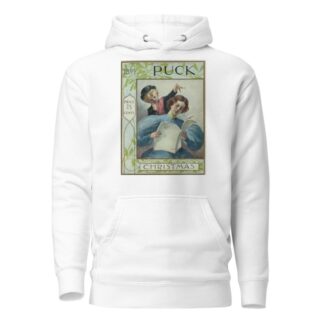 1895 Puck Christmas by Charles Jay Taylor Hoodie
