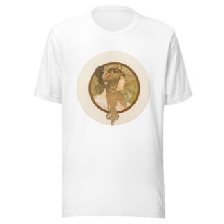 Têtes Byzantines by Alphonse Mucha T-Shirt