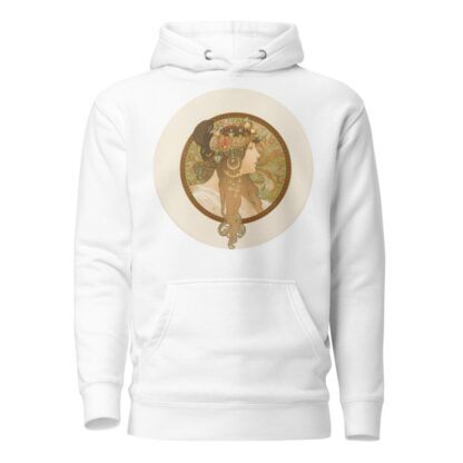 Têtes Byzantines by Alphonse Mucha Hoodie