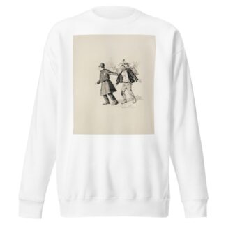 Carried away with his music or The man with a pull by William Henry Walker Sweatshirt