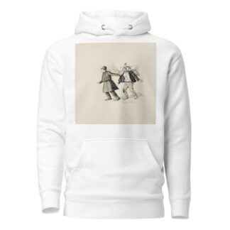 Carried away with his music or The man with a pull by William Henry Walker Hoodie