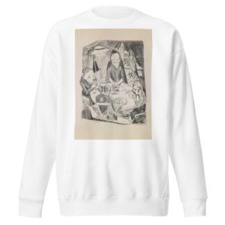 plate 5; Hunger by Max Beckmann Sweatshirt