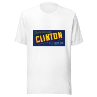 Clinton Brand Quality Vegetables Label by Anonymous T-Shirt