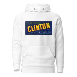 Clinton Brand Quality Vegetables Label by Anonymous Hoodie