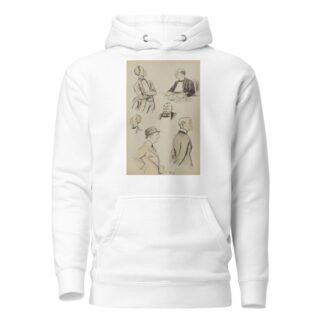 têtes ou bustes de cinq messieurs by Georges Goursat (Sem) Hoodie
