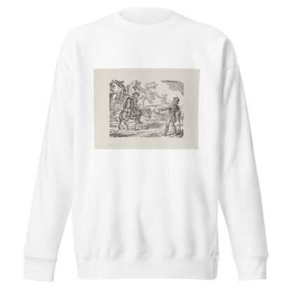 Illustrations for The Universal songster Pl.09 by George Cruikshank Sweatshirt