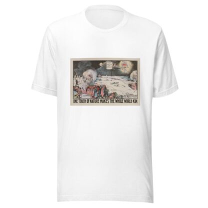 One Touch of Nature Makes the Whole World Kin by Carey Cartoon Service T-Shirt