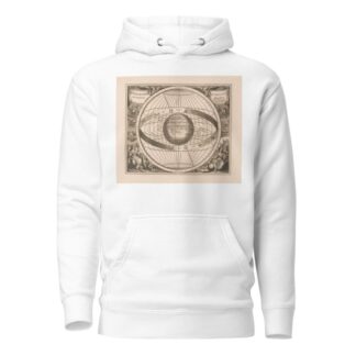 Hemelkaart van het stelsel van Brahe Scenographia compagis mundanae Brahea by Peter Schenk the Elder Hoodie