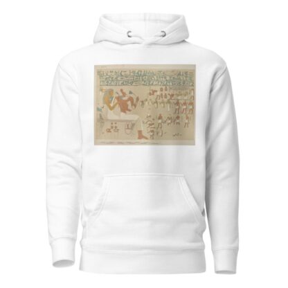 On the left we are shown Sebeknekht and his wife, seated. To them come a numerous concourse of relations, friends, and servants by Joseph John Tylor Hoodie