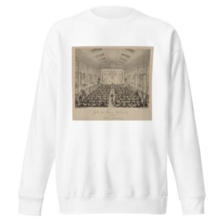 Salle des Folies-Belleville en 1869 by Achille Belloguet Sweatshirt