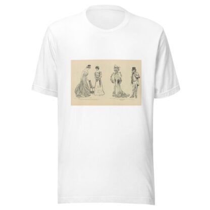 Miss Boston; ‘Ah, yes; your verses are charming’ by Charles Dana Gibson T-Shirt