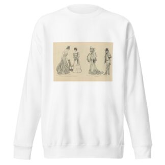 Miss Boston; ‘Ah, yes; your verses are charming’ by Charles Dana Gibson Sweatshirt