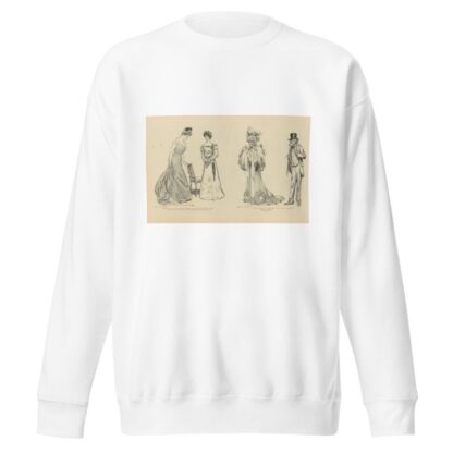 Miss Boston; ‘Ah, yes; your verses are charming’ by Charles Dana Gibson Sweatshirt