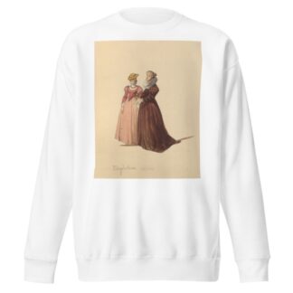 Sketches of costume Pl.088 by John Richard Coke Smyth Sweatshirt