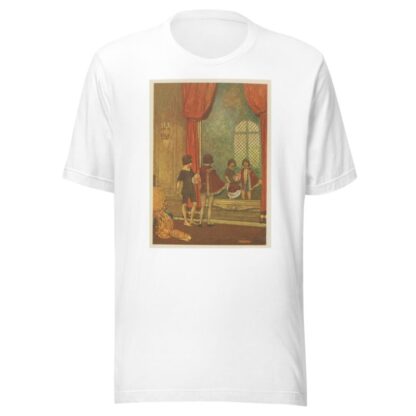 The two went and stood side by side before a great mirror, and lo, a miracle! by Franklin Booth T-Shirt