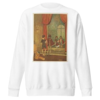 The two went and stood side by side before a great mirror, and lo, a miracle! by Franklin Booth Sweatshirt