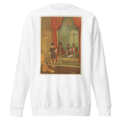 The two went and stood side by side before a great mirror, and lo, a miracle! by Franklin Booth Sweatshirt