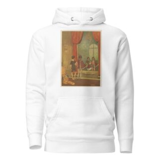 The two went and stood side by side before a great mirror, and lo, a miracle! by Franklin Booth Hoodie