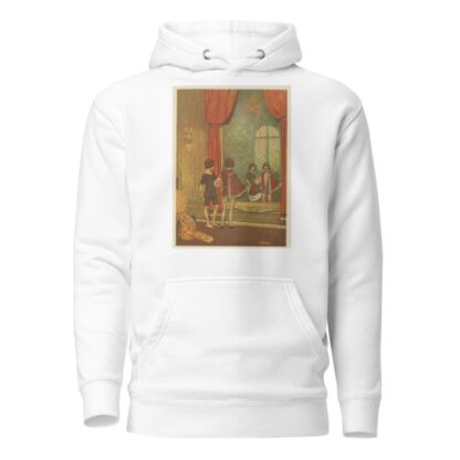 The two went and stood side by side before a great mirror, and lo, a miracle! by Franklin Booth Hoodie