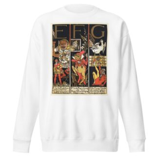 The Absurd A.B.C Pl 2 by Walter Crane Sweatshirt