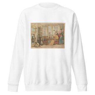 A couple of antiques, or My aunt and my uncle by Thomas Rowlandson Sweatshirt